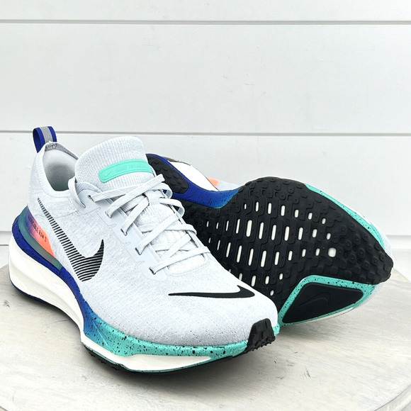 Nike Zoomx Invincible RUN FK3 Pure Platinum/Black Shoes HF4904043 Mens 10.5 NEW. - Picture 1 of 9